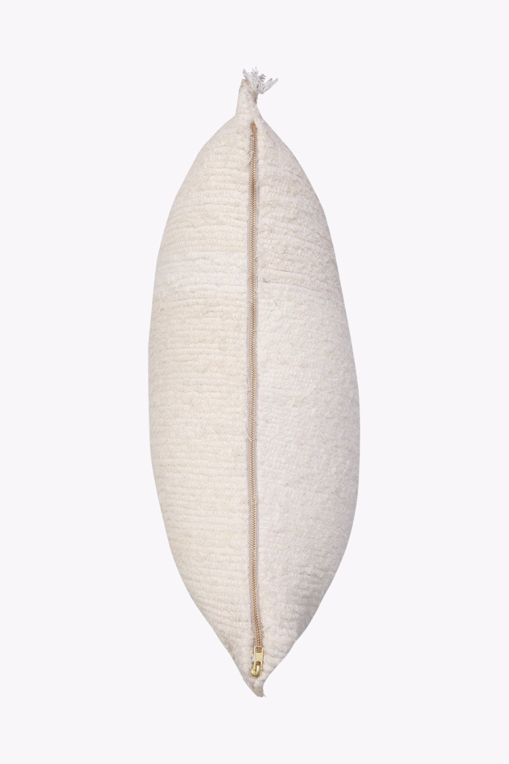 birgi pillow with fringe zipper