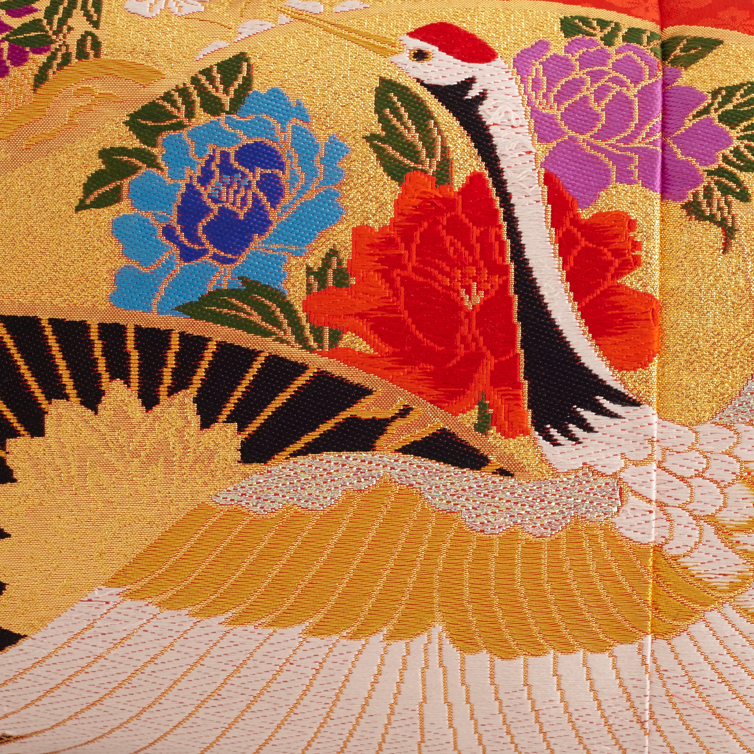 japanese pillow design bird