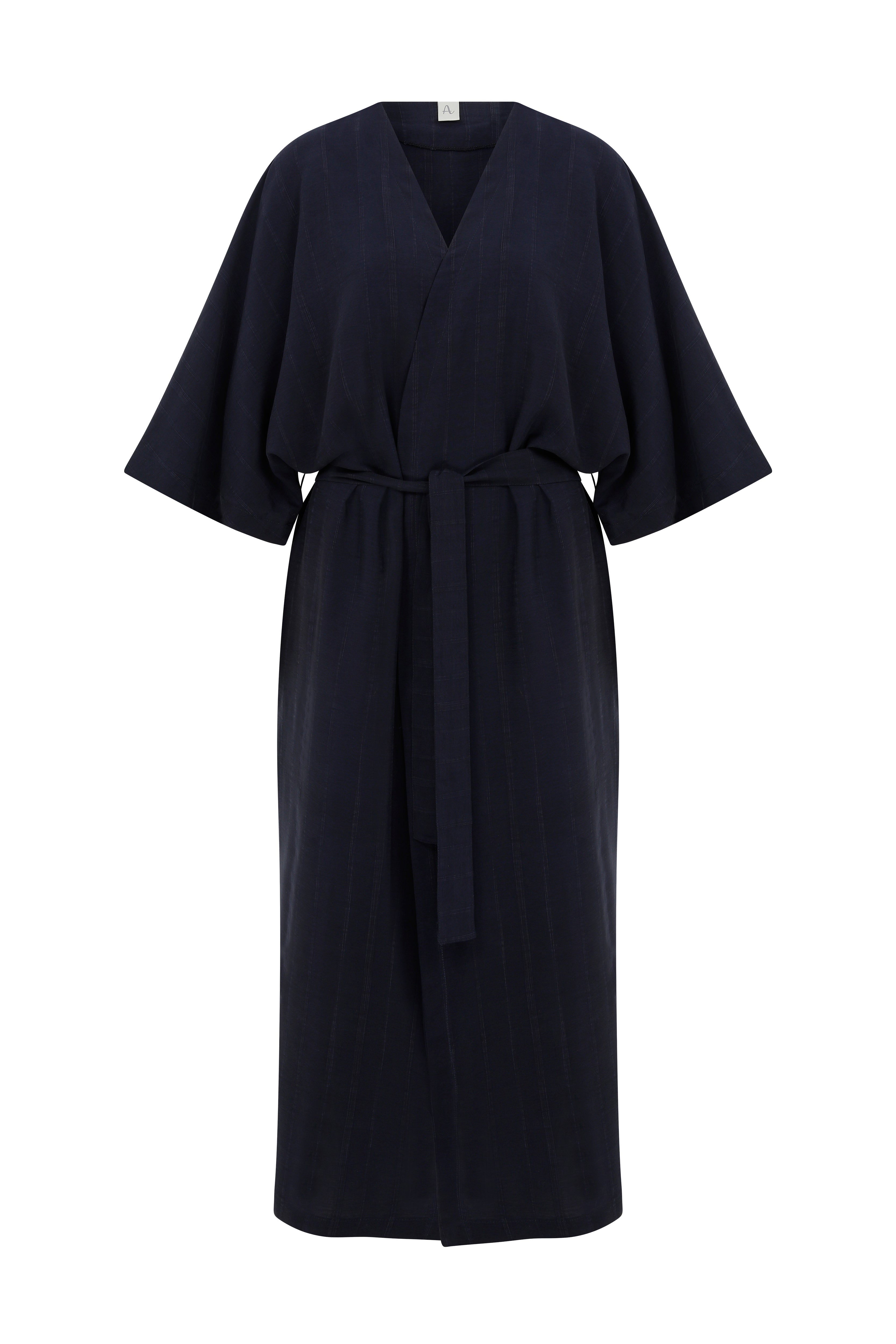 navy blue kimono