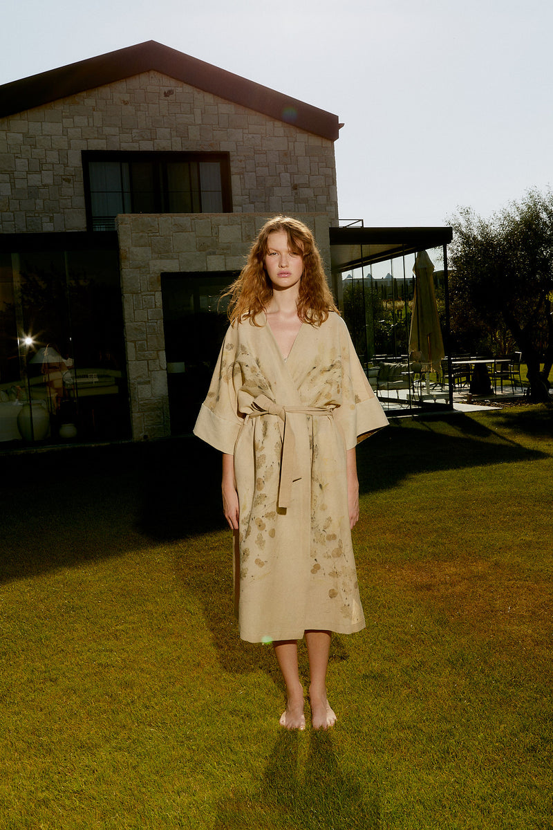 Wool Eco Print Kimono