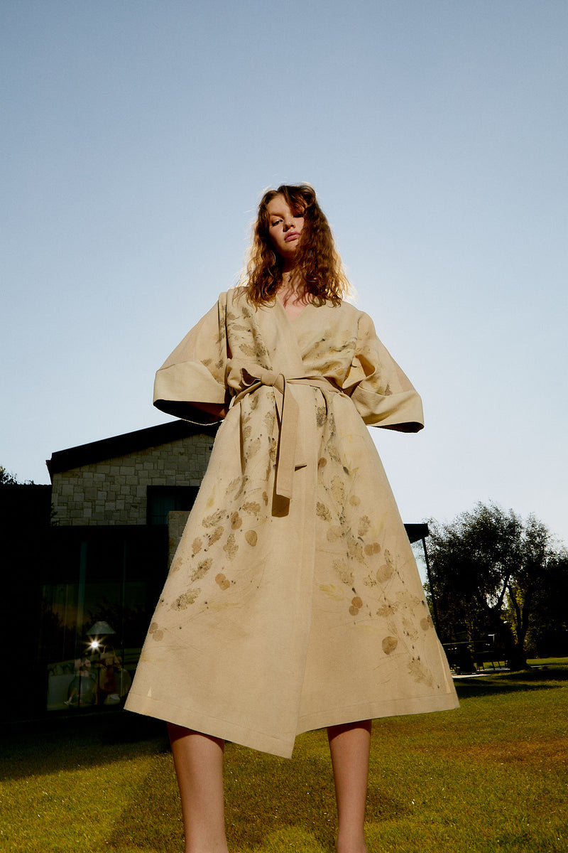 Wool Eco Print Kimono