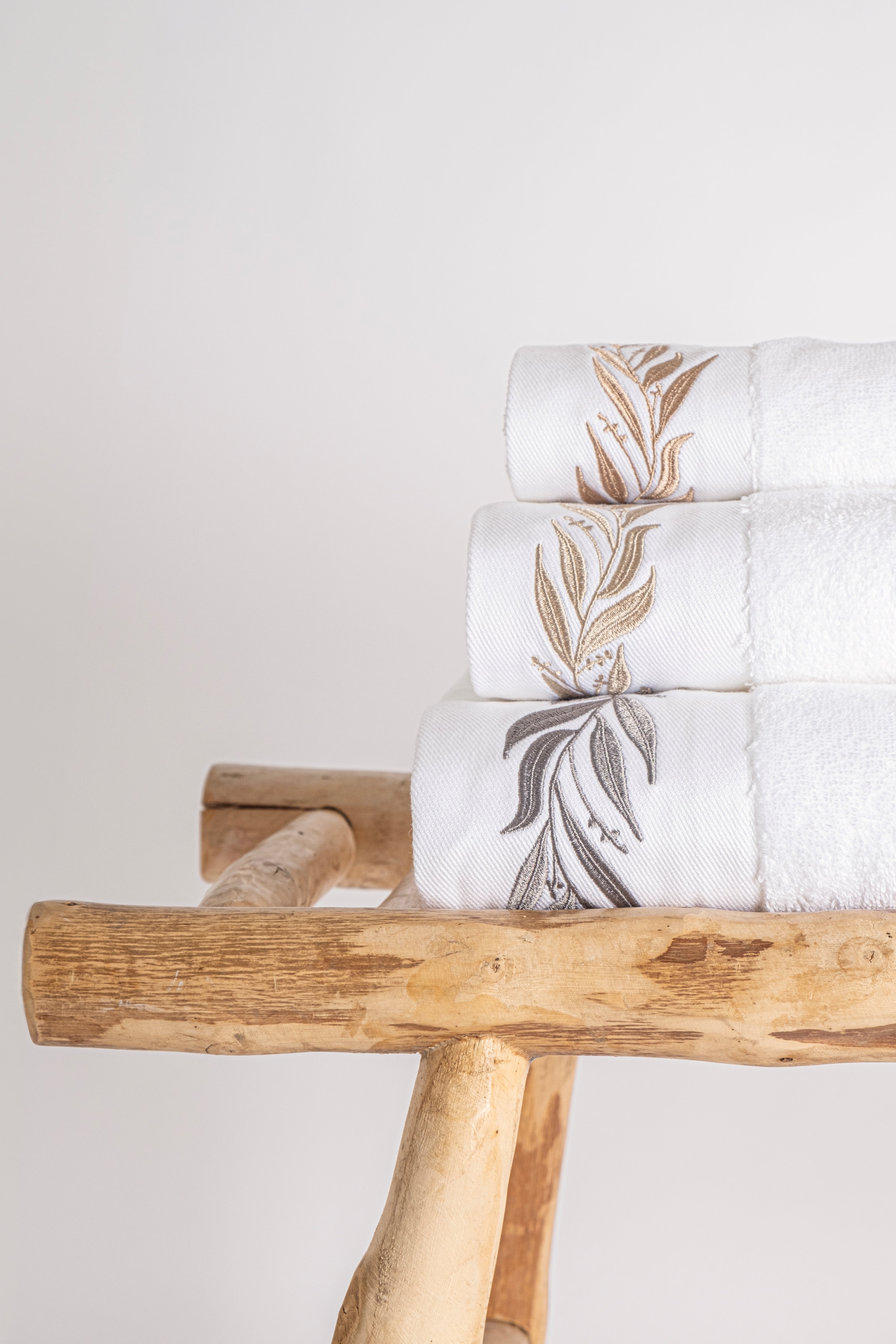 Integrity with Leaf Embroidery