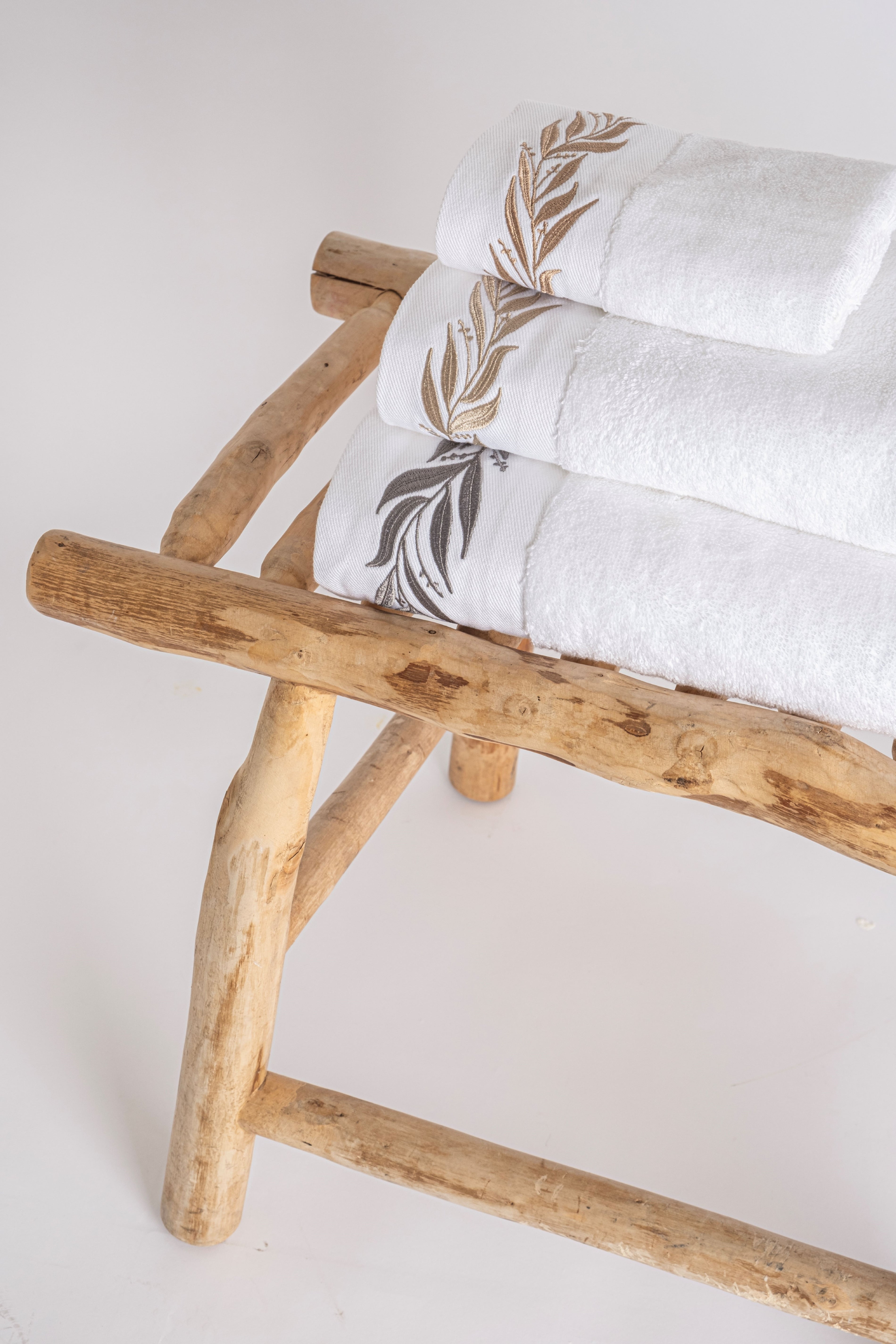 Integrity with Leaf Embroidery