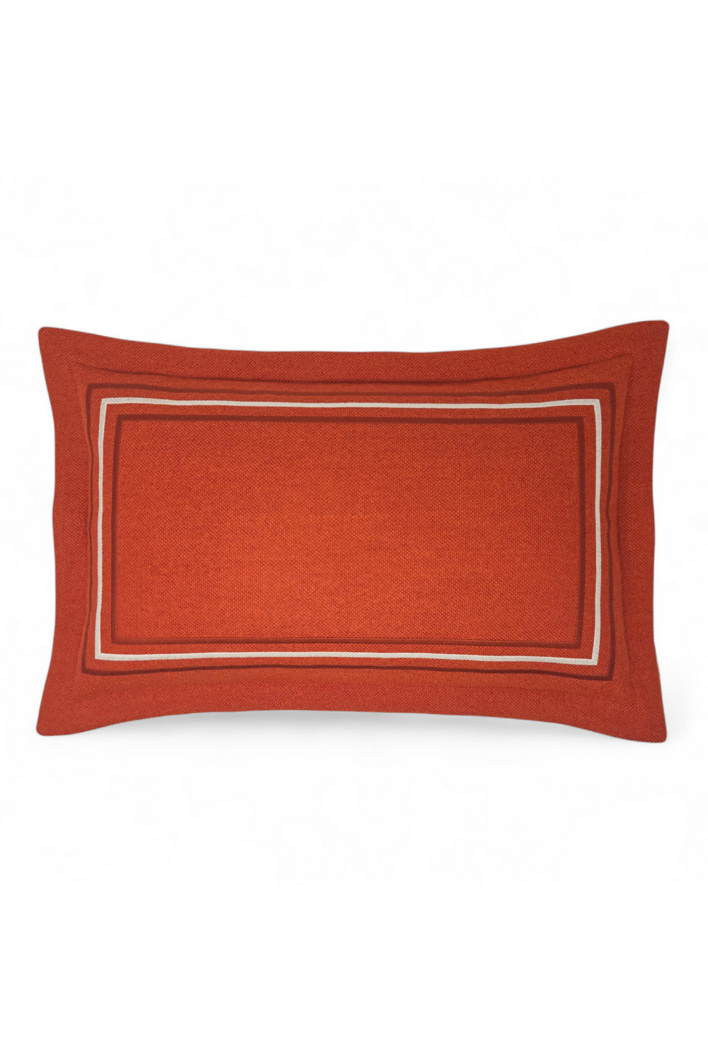 Limited Edition Pillows Style#27 | Flange with Embroidered Border