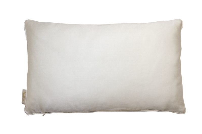 Wool Pillow With Embroidery