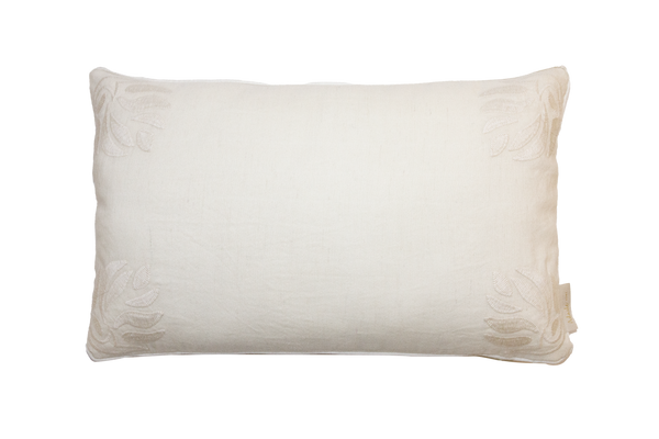 Wool Pillow With Embroidery