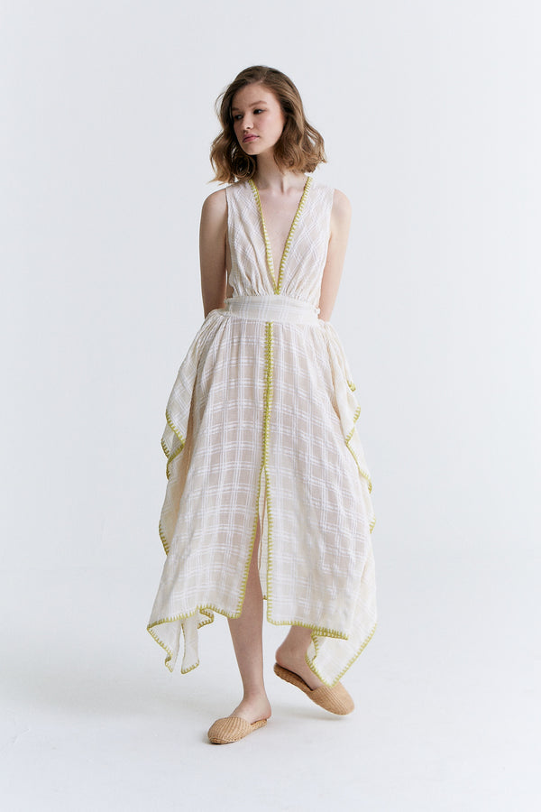 white dress