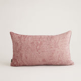 red floral design on japanese pillow