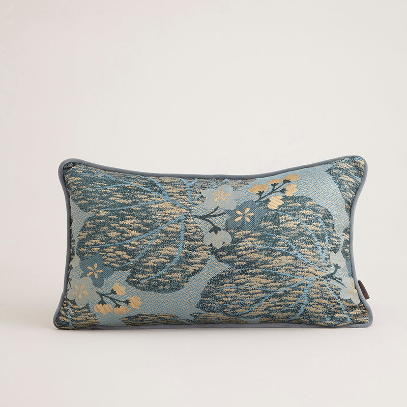 floral design on a japanese pillow