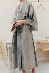 Natura Eco Print Silk Kimono