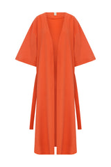 orange bathrobe front