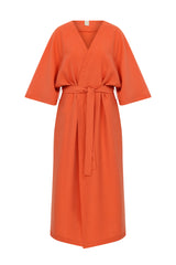 orange kimono front