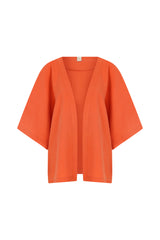 orange short kimono