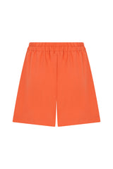 modern orange shorts back