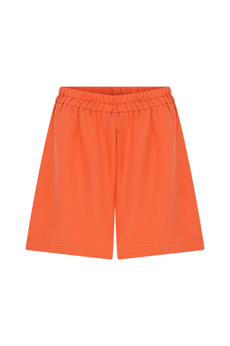orange modern shorts